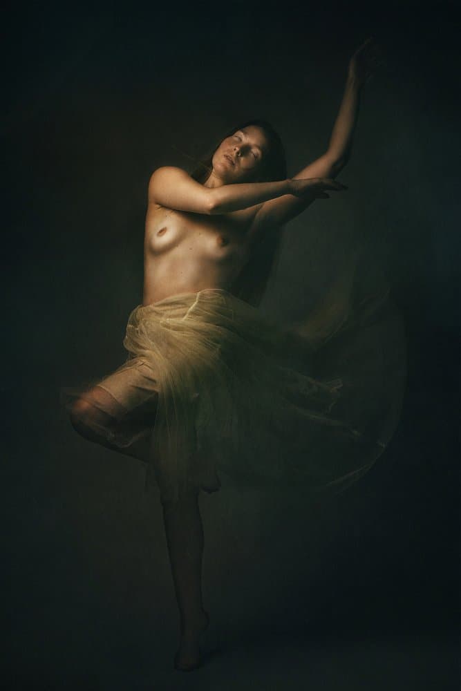 Ethereal Ballet Dancer by Srikanth Gumma — canvas wall art