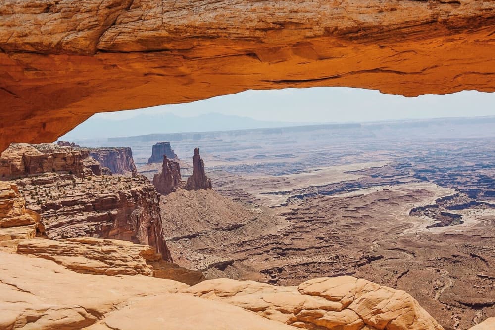 Desert Arch Grand Vista by Del Mundo Imagery — canvas wall art