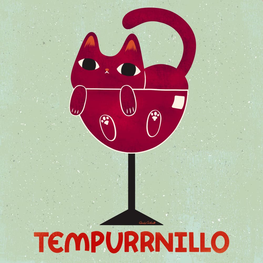 Tempurrnillo by Carrie Cantwell — canvas wall art