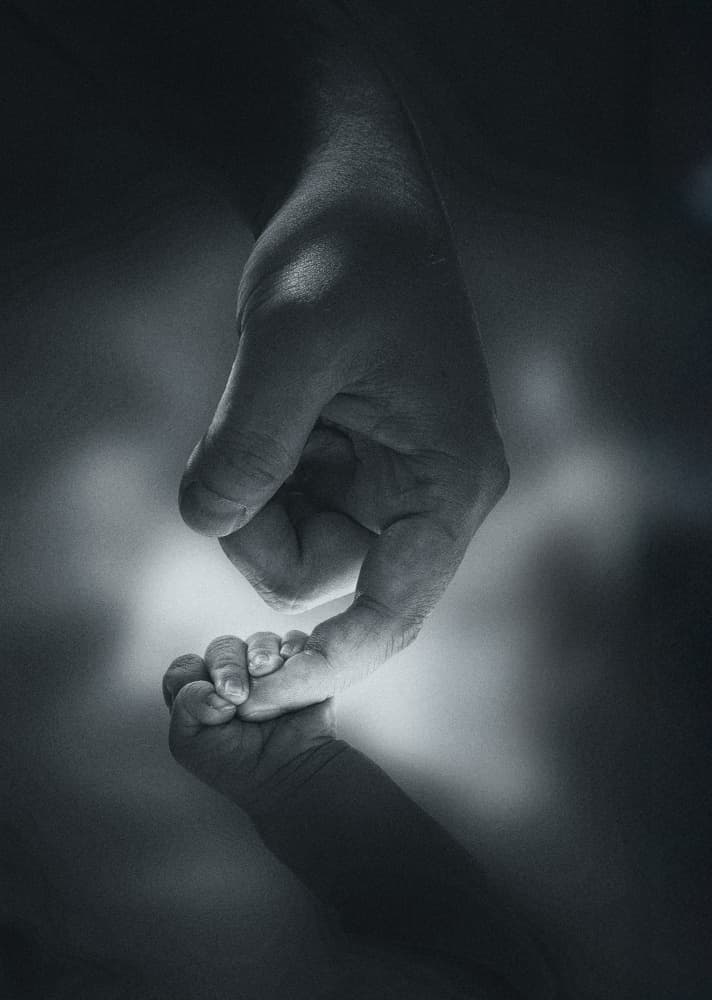 Love's First Grip by May G — canvas wall art