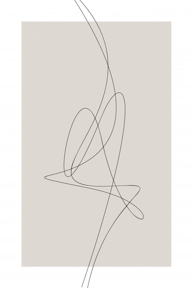 Subtle Fluid Lines by Oju Design — canvas wall art