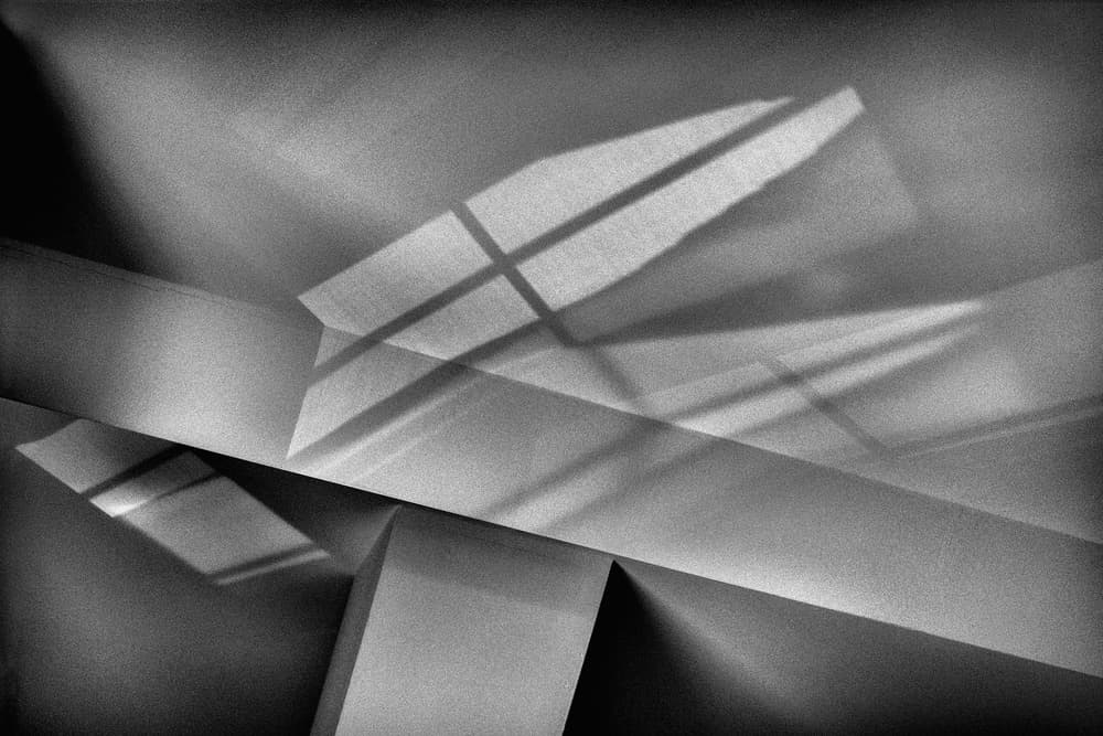 Geometric Shadow Play by Holger Goehler — canvas wall art