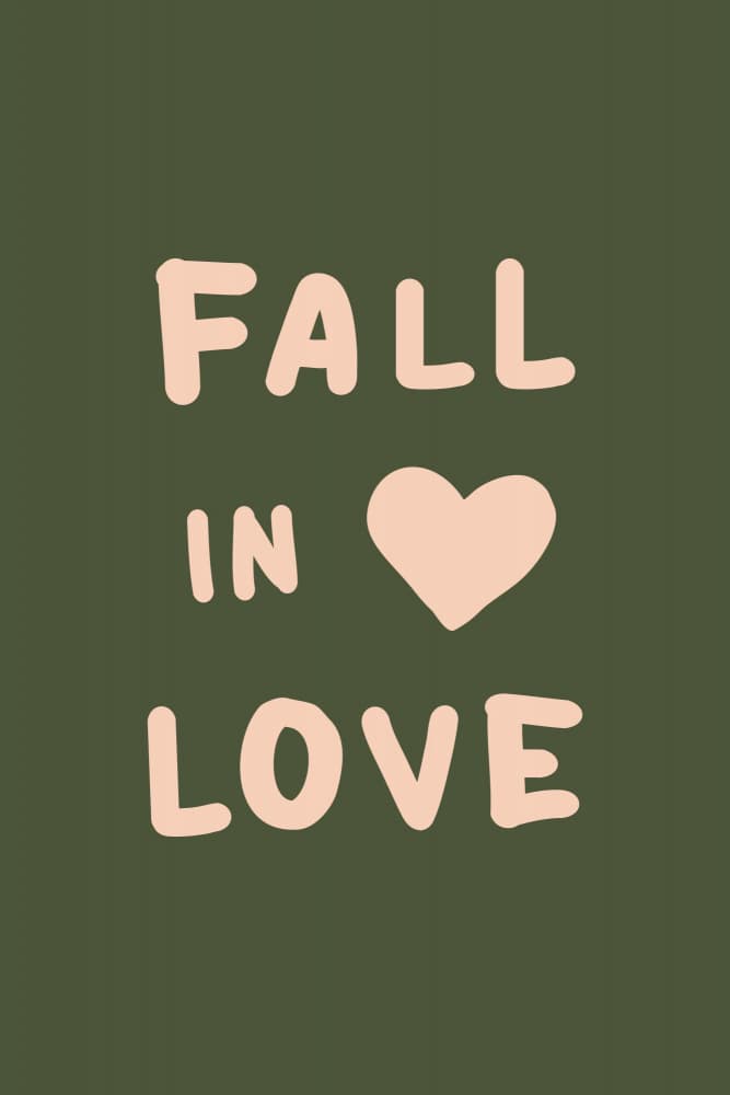 Fall In Love by Karen Menzenbach — canvas wall art