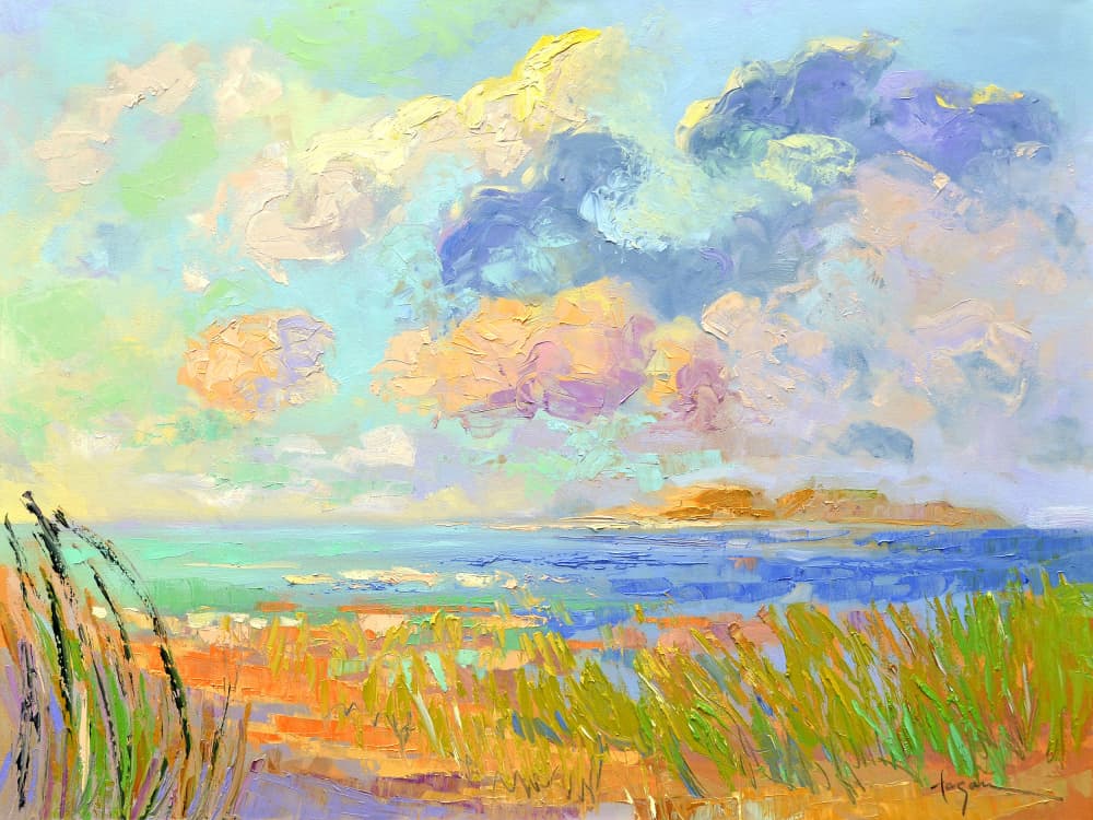Nature Inspired Landscape by Dorothy Fagan — canvas wall art