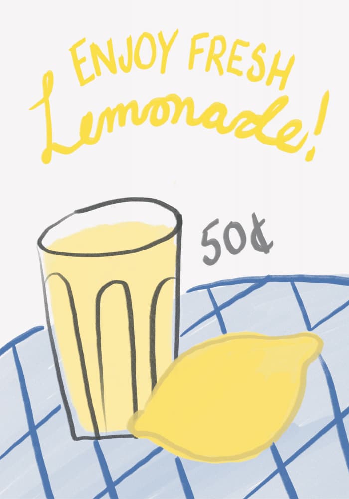 Refreshing Sip Deal by Athene Fritsch — canvas wall art