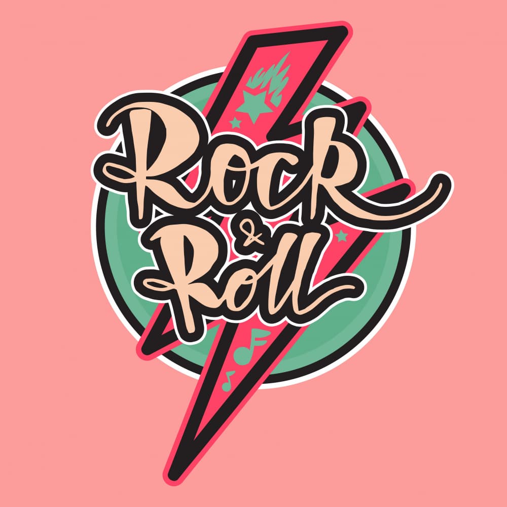 Vintage Rock And Roll by Marika Barsrsind — canvas wall art