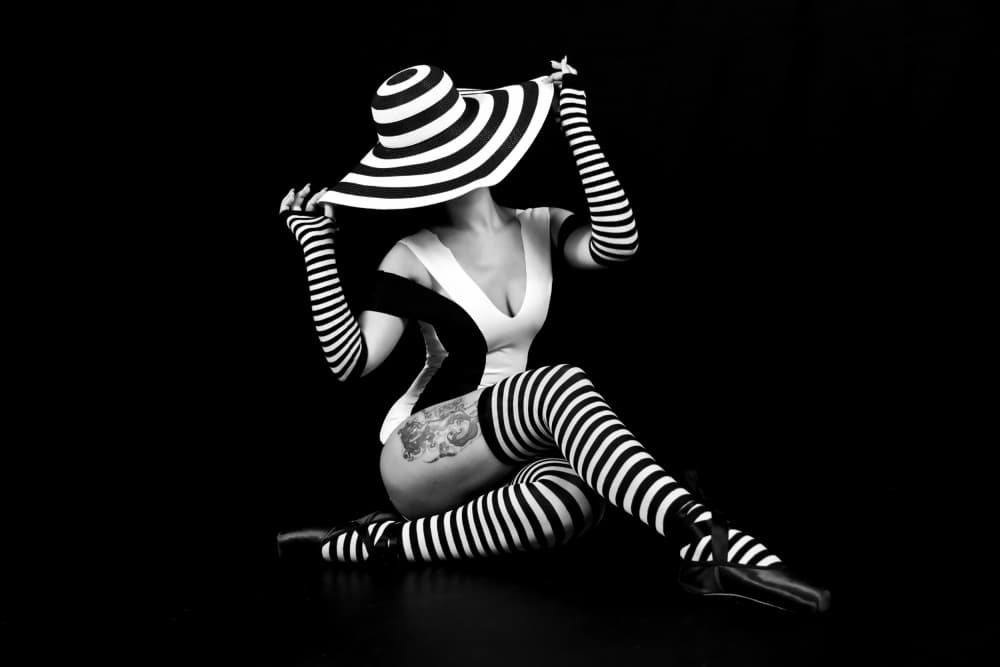 Bold Striped Fashion by Shay Lev Ari — canvas wall art