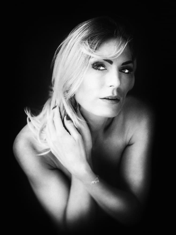Captivating Blonde Beauty by Eiji Yamamoto — canvas wall art