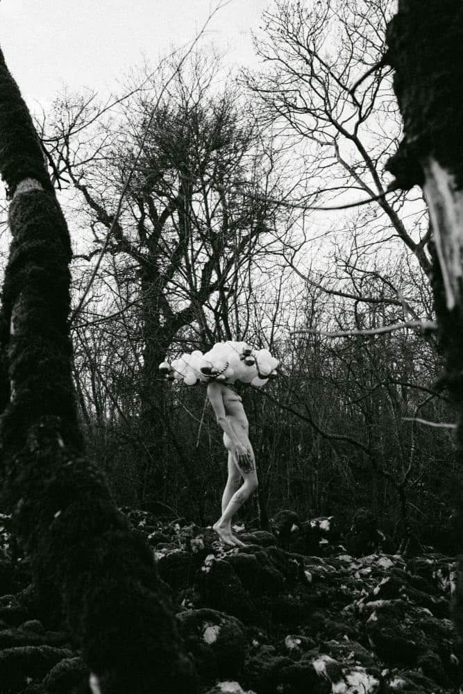 Ethereal Forest Figure by Moreno — canvas wall art