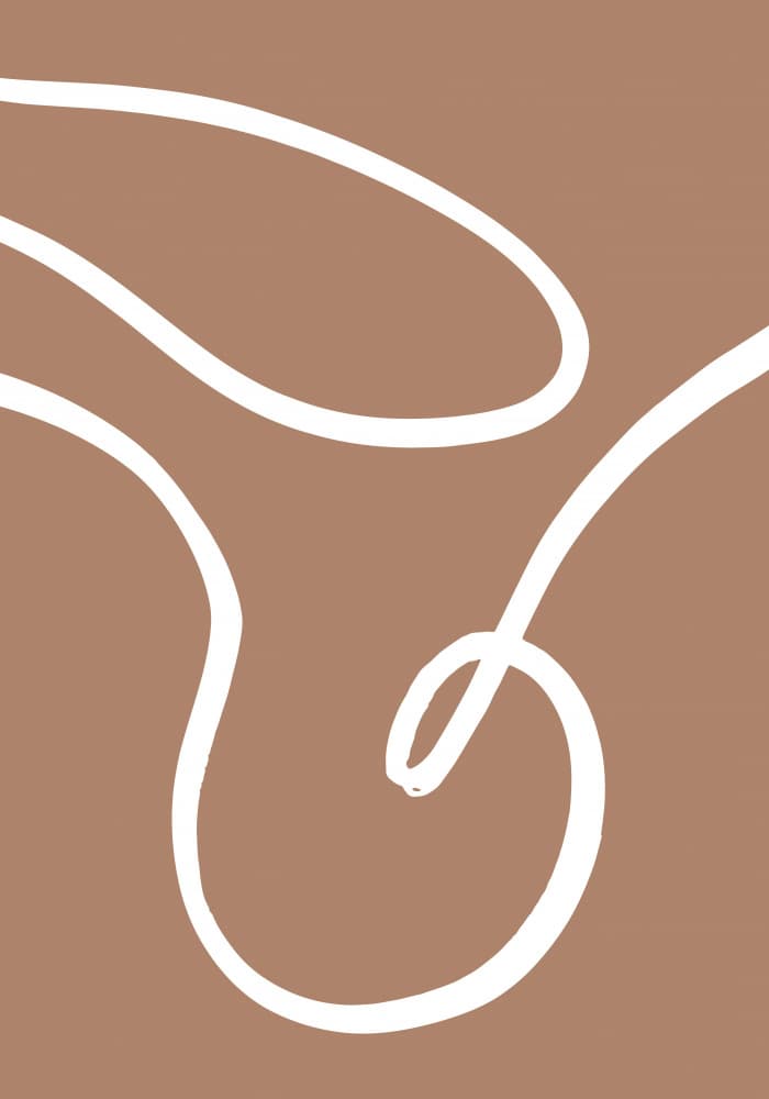 Flowing Abstract Curves by Pictufy Studio — canvas wall art