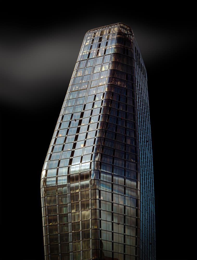 Modern Glass Skyscraper by Luigi Greco — canvas wall art
