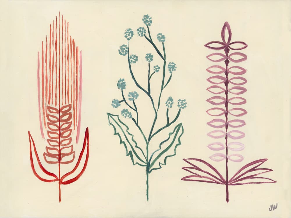 Fall Shapes 1 by Jenny Westenhofer — canvas wall art