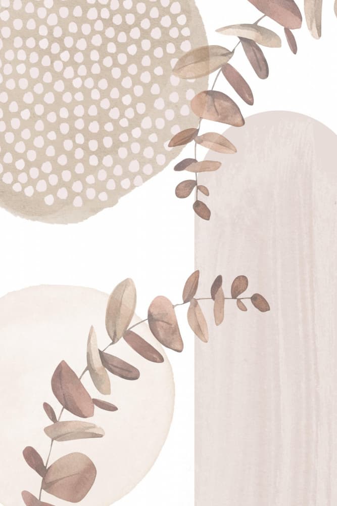 Muted Eucalyptus Abstract by Sally Ann Moss — canvas wall art