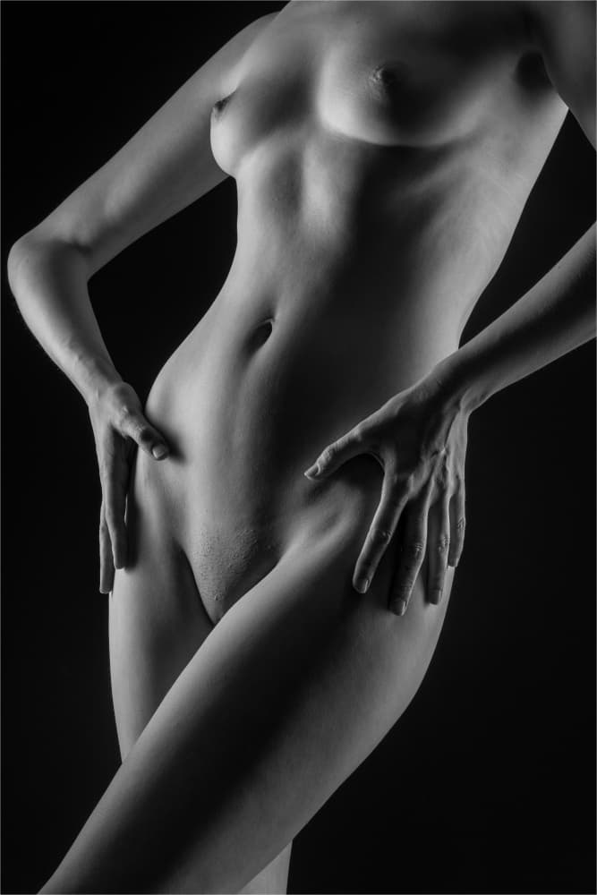 Hands and curves 2 by Colin Dixon — canvas wall art