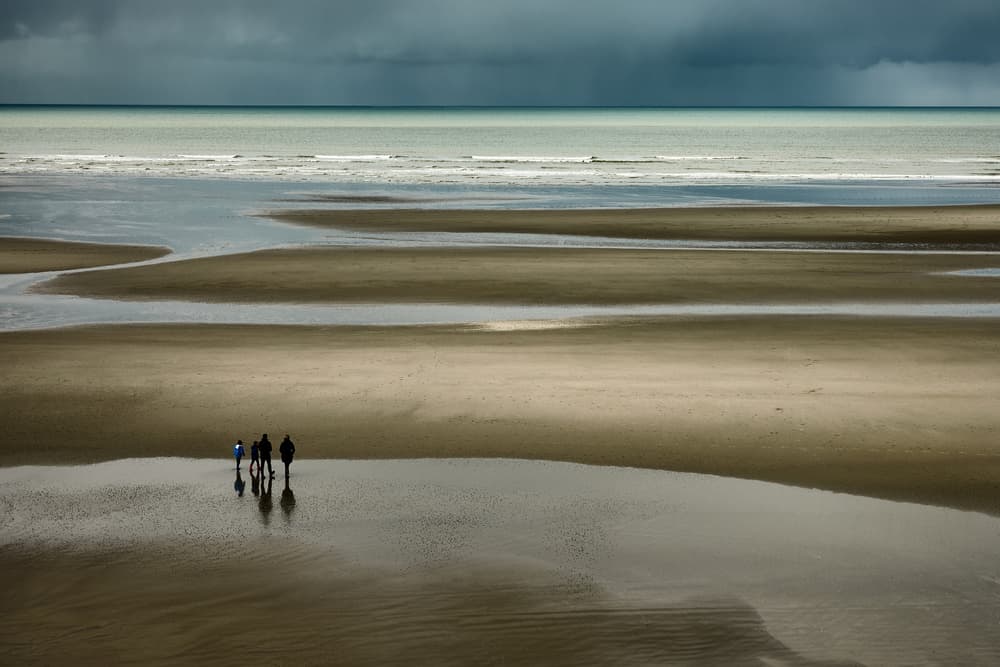 Moody Coastal Walk by Denis — canvas wall art