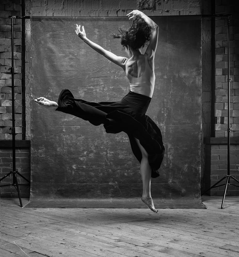 Dynamic Dancer's Leap by Boris Belokonov — canvas wall art