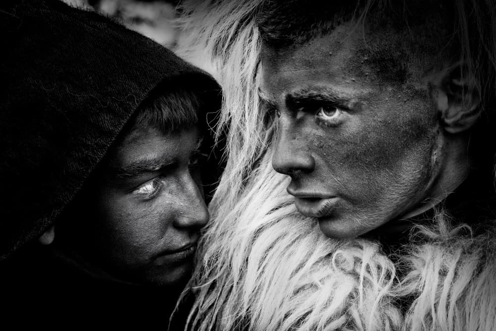 Intense Traditional Faces by Giovanni Cavalli — canvas wall art