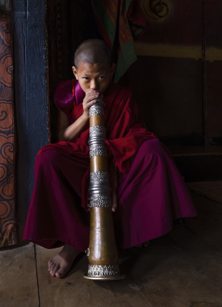 Young Monk With Pipe by Raimondo Restelli — canvas wall art