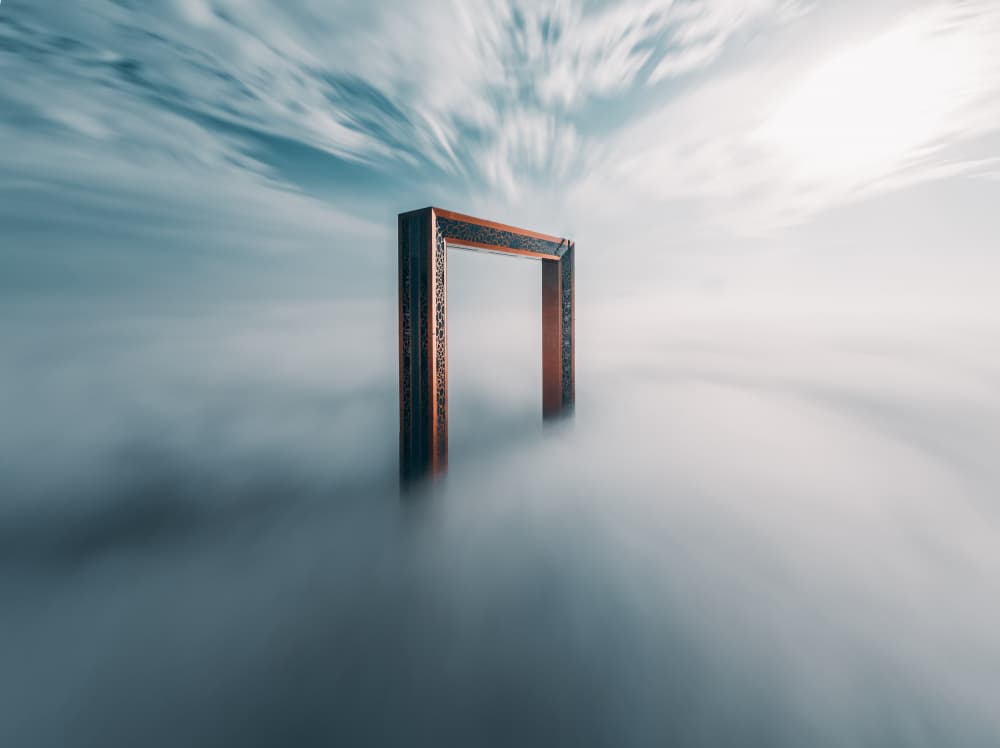 Frame Above Clouds by Ahmed Aldaie — canvas wall art