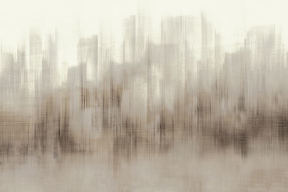 Blurred City Skyline by Christina Sillen — canvas wall art