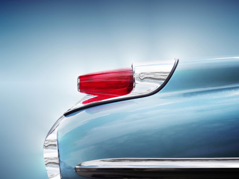 Retro Car Taillight by Beate Gube — canvas wall art