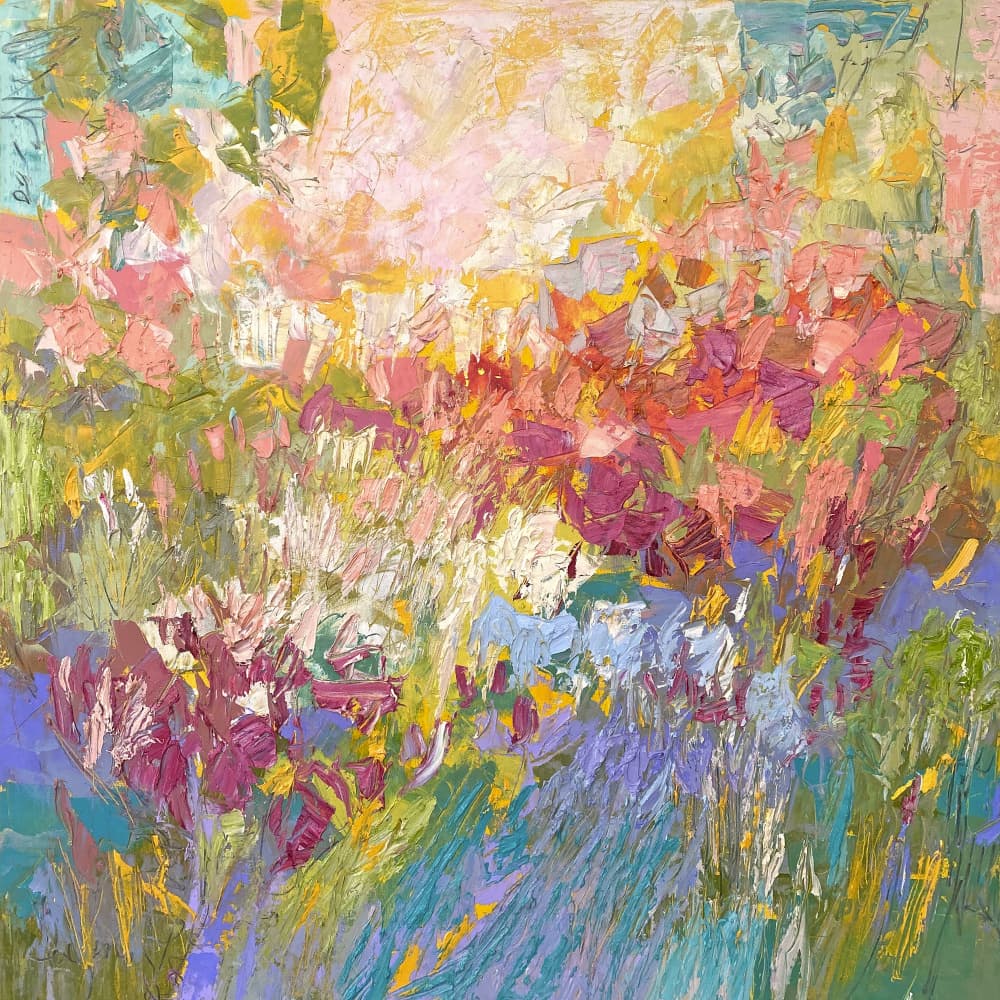 Radiant Floral Harmony by Dorothy Fagan — canvas wall art