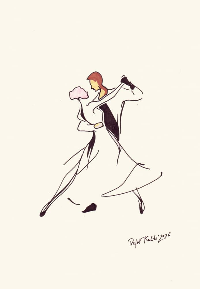 Passionate Tango Embrace by Rafal Kulik — canvas wall art