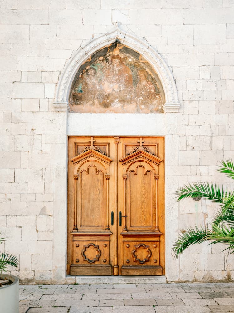 Croatian Door by Raisa Zwart — canvas wall art