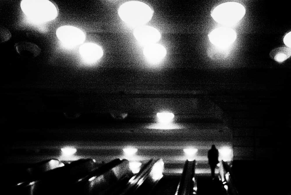 Subway Solitude by Paulo Abrantes — canvas wall art