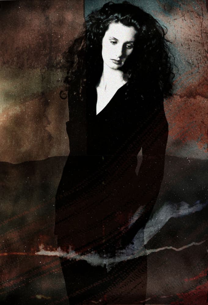 Thoughtful Dark Beauty by Harry Verschelden — canvas wall art