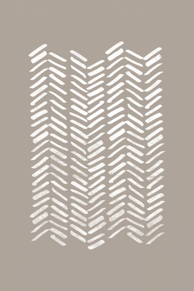 Organic Chevron Strokes by Melloi Art Prints — canvas wall art