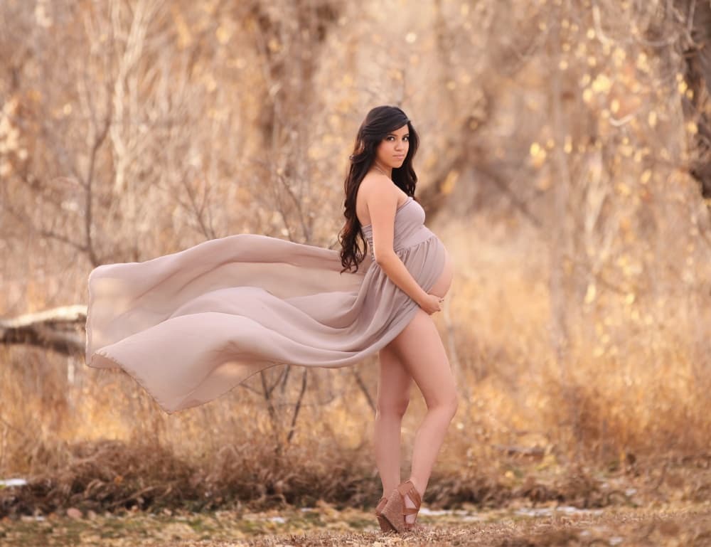 Autumn Maternity Glow by Katie Andelman — canvas wall art