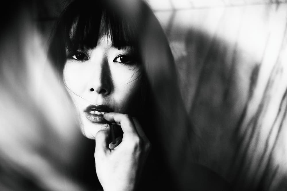 Alluring Black White Portrait by Takaaki Ishikura — canvas wall art