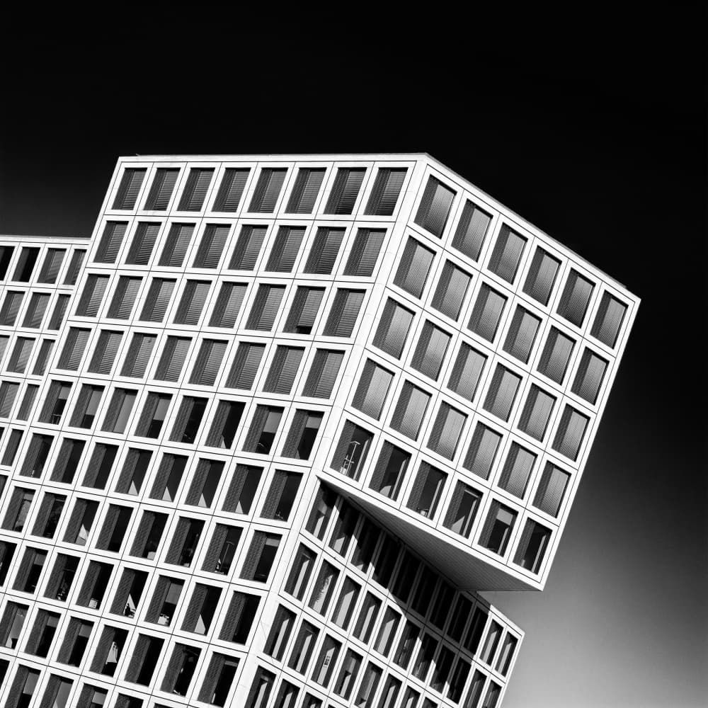 Angular Modern Architecture by Bruno Flour — canvas wall art