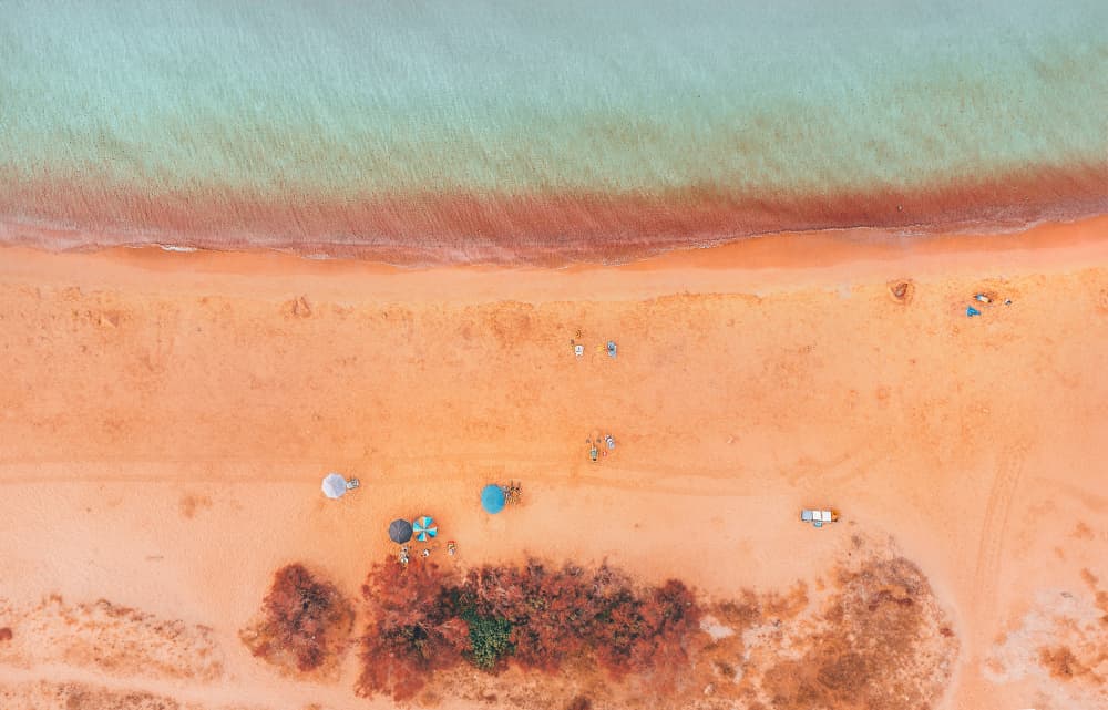 Aerial Beach View by Carmine Chiriacò — canvas wall art