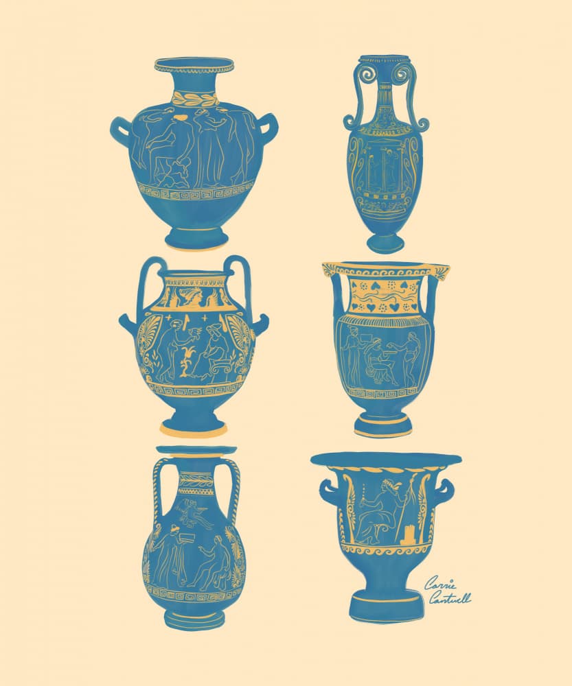 Terracotta by Carrie Cantwell — canvas wall art