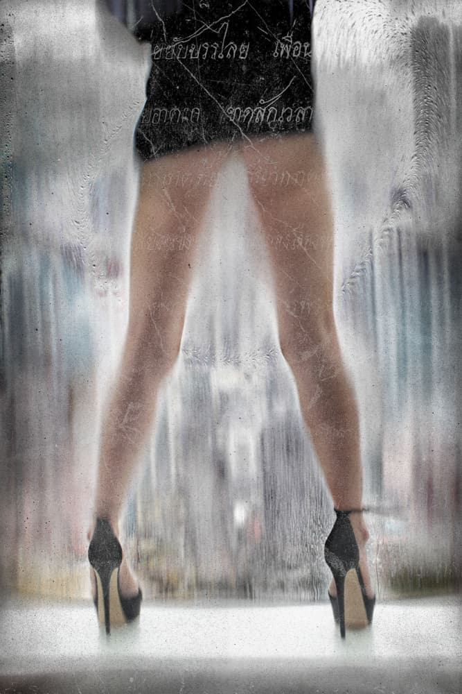 Mysterious Urban Legs by Erik Schottstaedt — canvas wall art