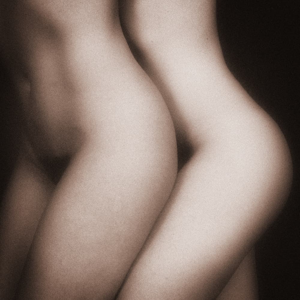 Sensual Nude Embrace by Jan Donckers — canvas wall art