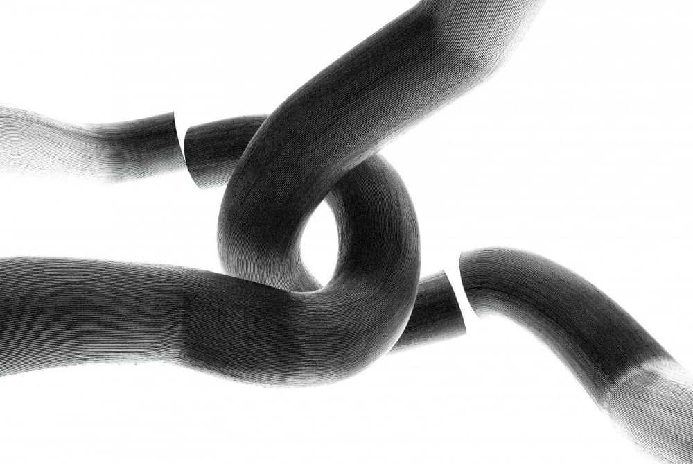 Elegant Broken Link by Stephan Morais — canvas wall art