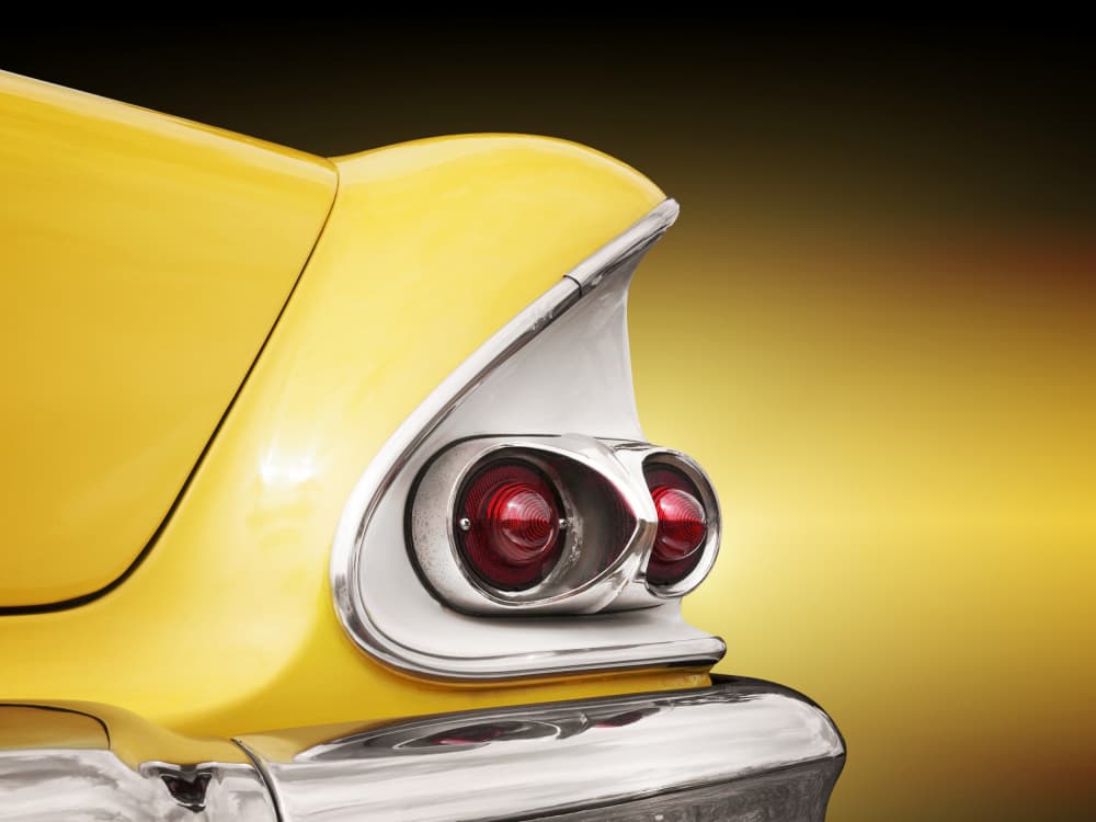 Yellow Classic Tail Fin by Beate Gube — canvas wall art