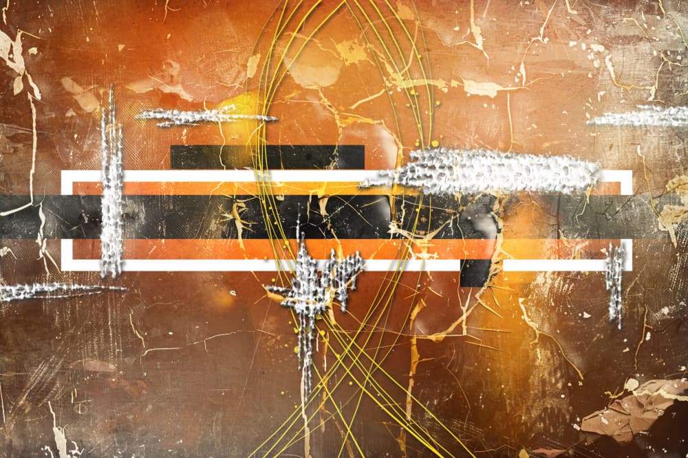 Industrial Abstract Grid by Rafal Kulik — canvas wall art