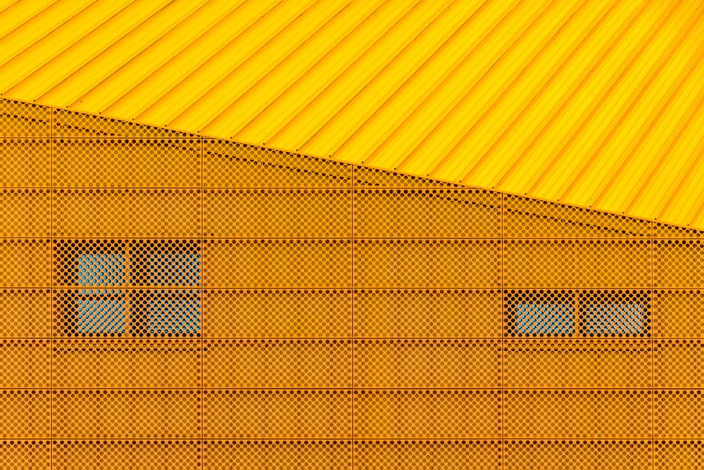 Golden Facade Patterns by Theo Luycx — canvas wall art