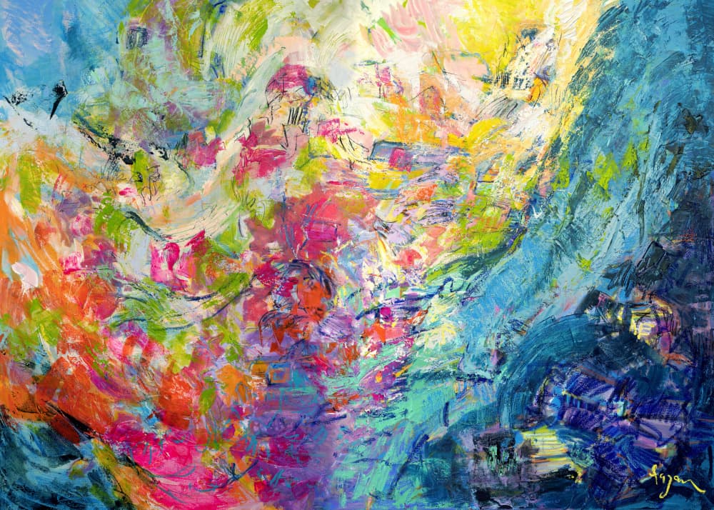 Vivid Colors And Delicate Petals by Dorothy Fagan — canvas wall art