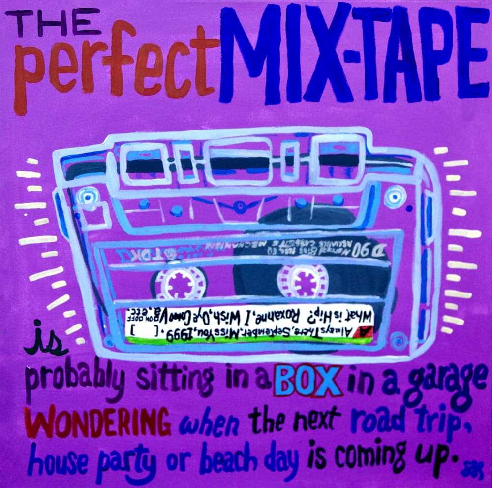 The Perfect Mixtape by Steve Spencer — canvas wall art