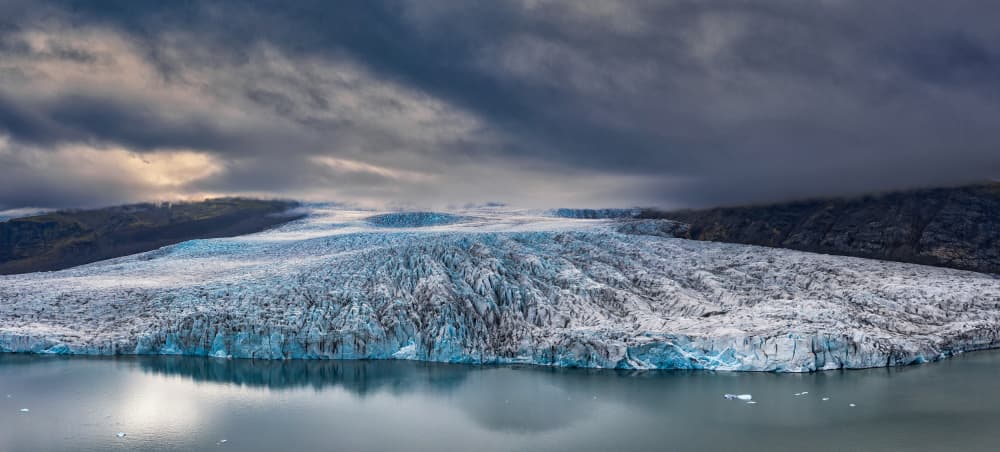 Dramatic Glacier Landscape by Luigi Ruoppolo — canvas wall art