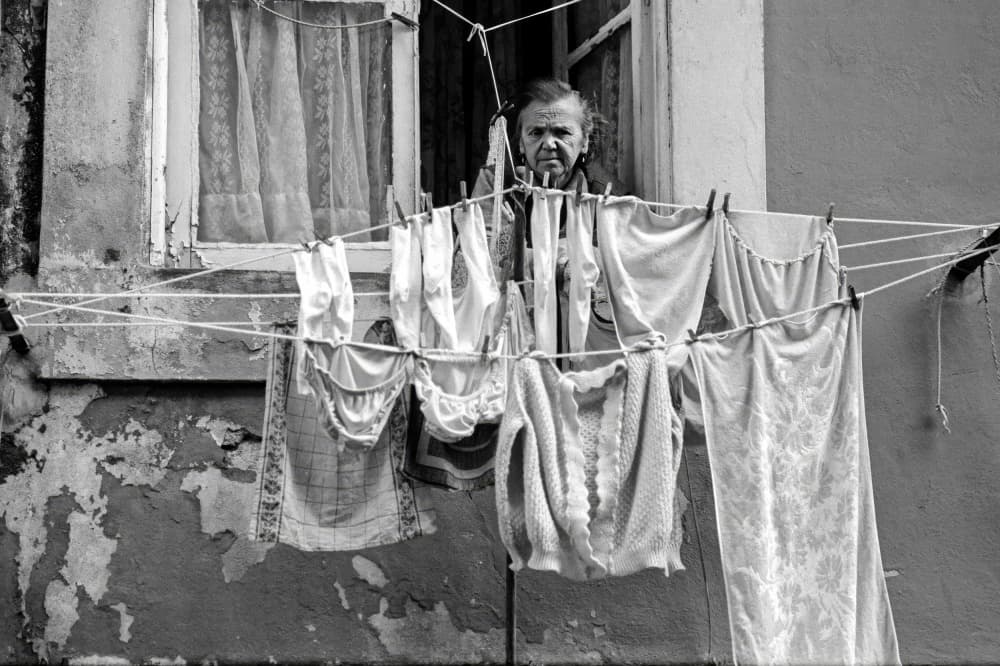Window View Laundry by Eduardo Perez Sanchez — canvas wall art
