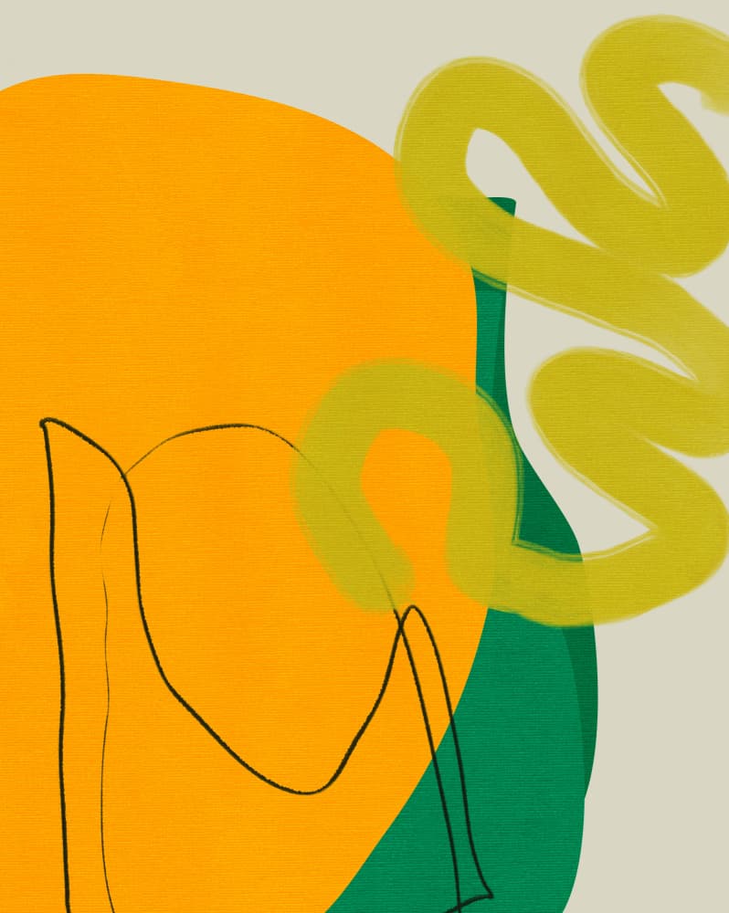 Painted Lines10 Kopie by Ana Rut Bre — canvas wall art