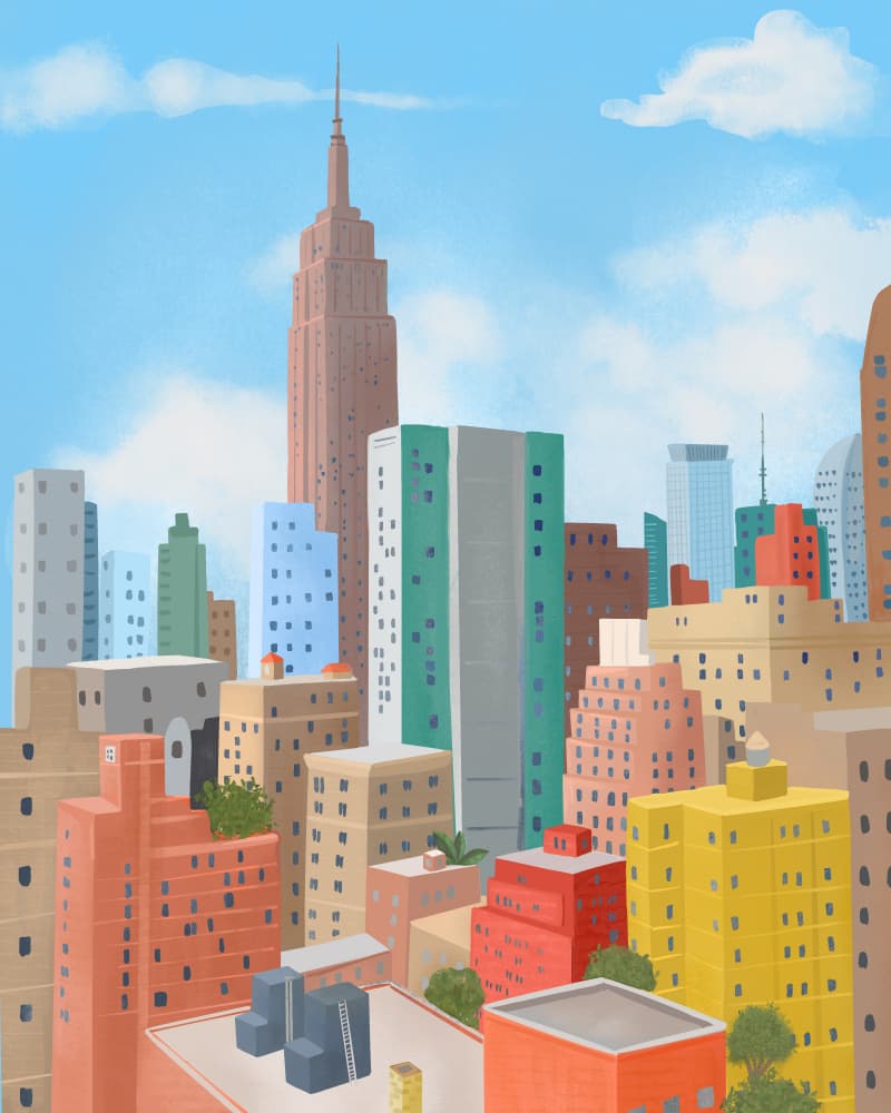 New York by Petra Lizde — canvas wall art
