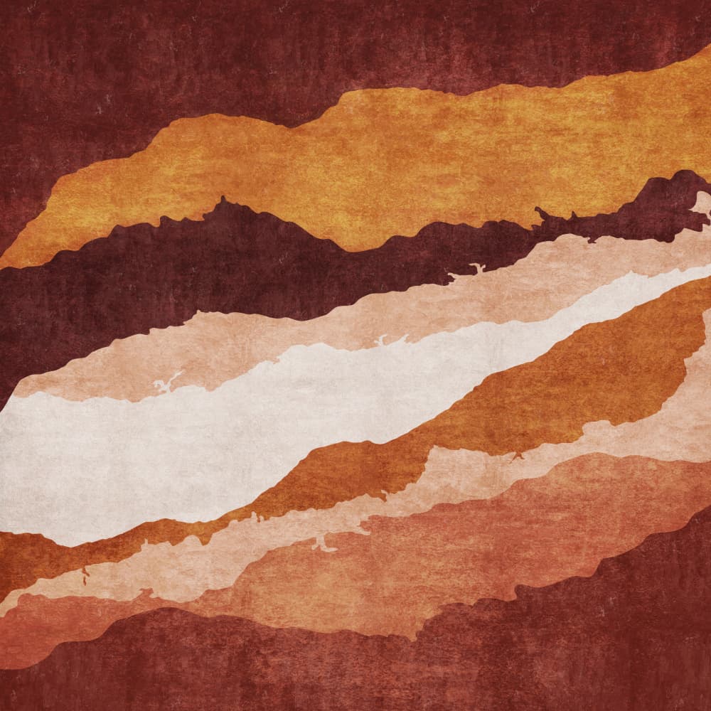 Earthy Layers by Emel Tunaboylu — canvas wall art
