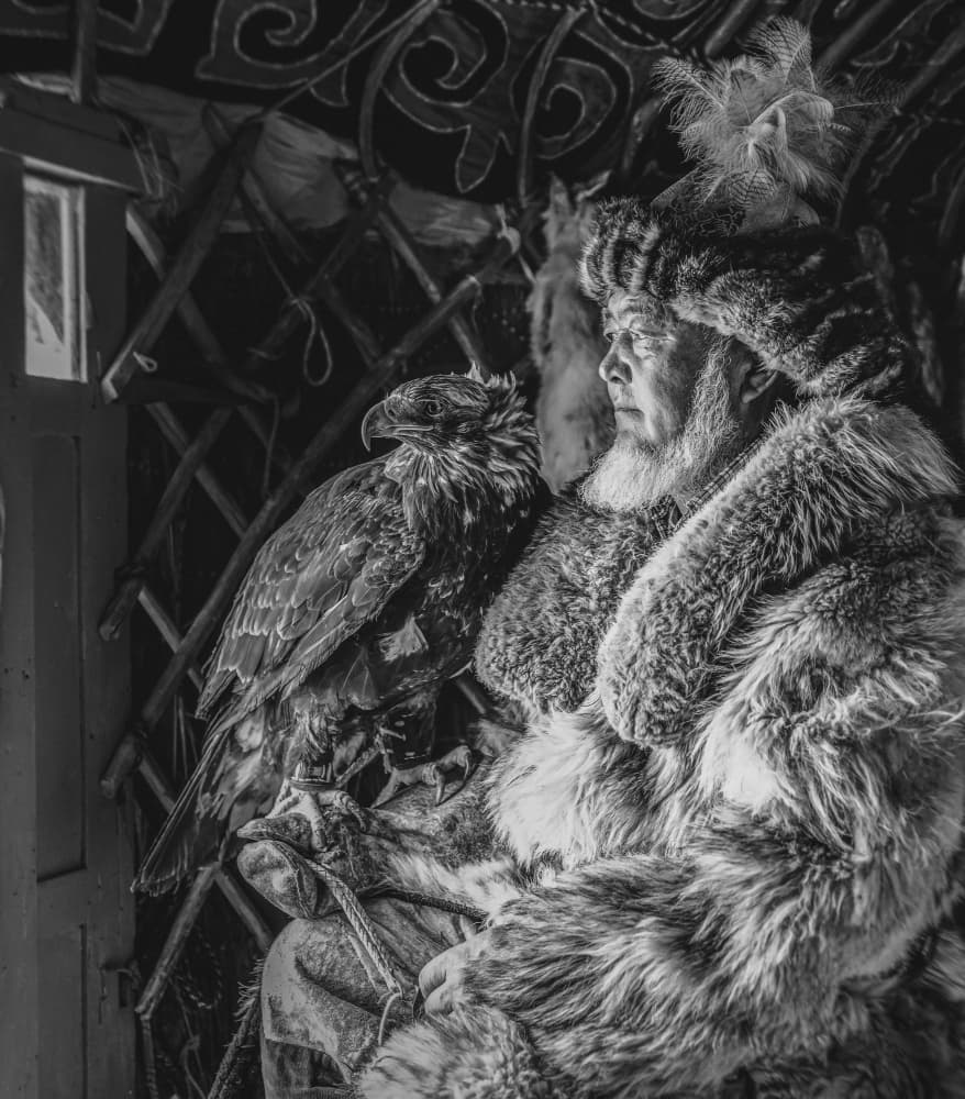 Traditional Eagle Hunter by ADIREK M — canvas wall art